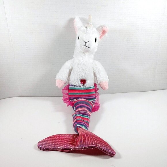 The Petting Zoo  Unicorn Mermaid Plush 18” Stuffed Animal Toy - Picture 2 of 4